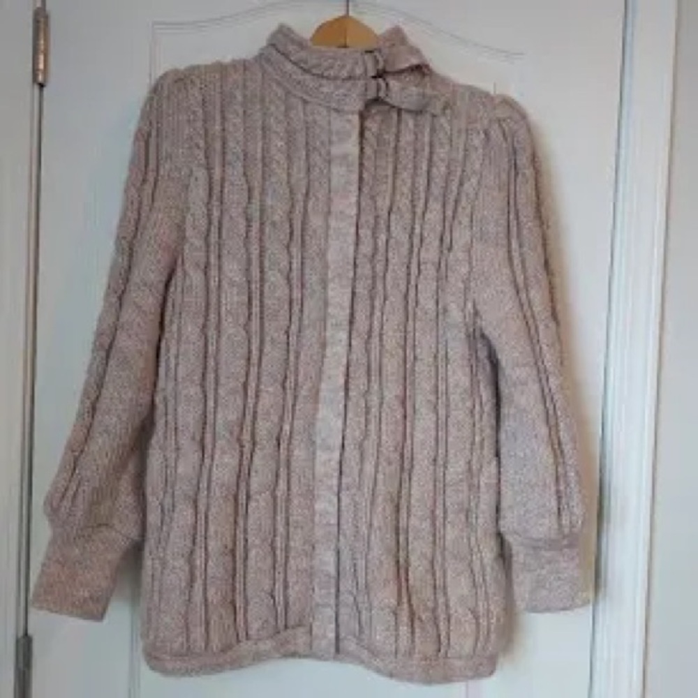 Thick cable knit  vintage jacket